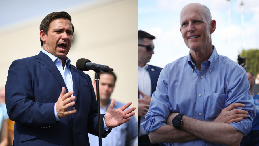 Rick Scott and Ron DeSantis