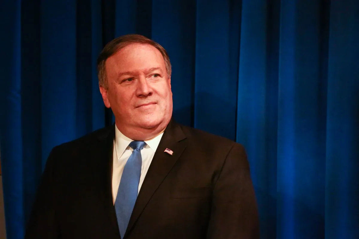 Secretary of State Mike Pompeo. (Charlotte Cuthbertson/The Epoch Times)