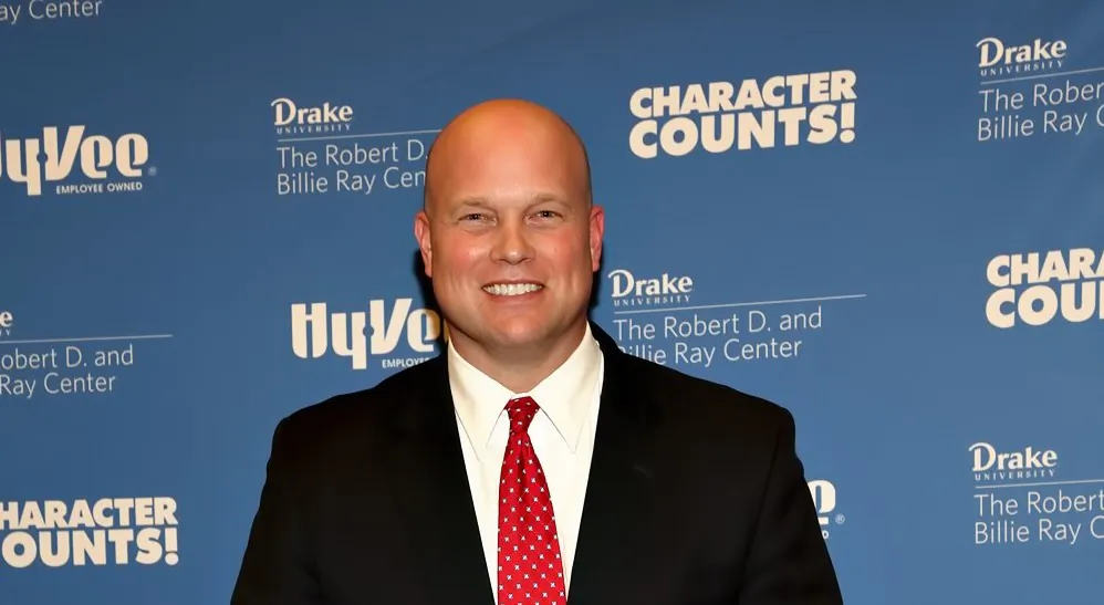 Matt Whitaker in April 2015. (The Ray Center - CHARACTER COUNTS!/Flickr [CC BY 2.0 (ept.ms/2haHp2Y)]) 

