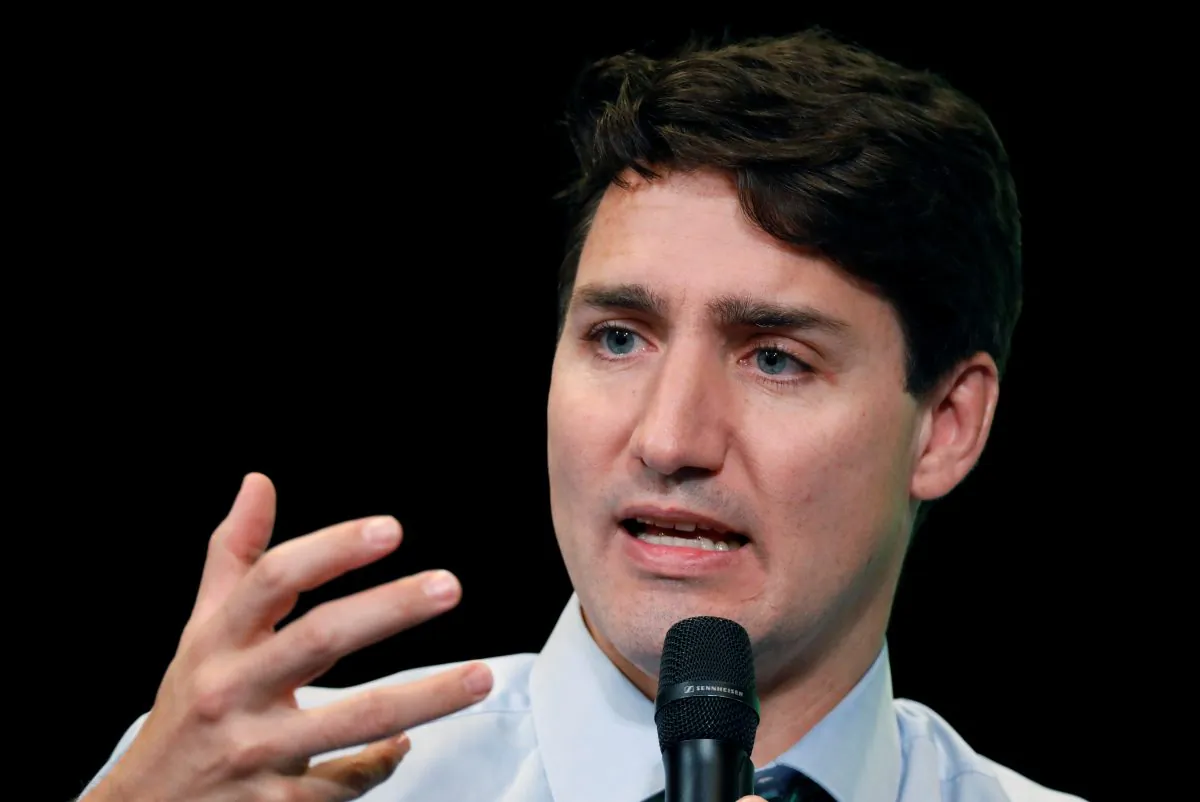 Canadian Prime Minister Justin Trudeau attends the GovTech Summit at Paris city hall, France, on Nov. 12, 2018. (Reuters/Charles Platiau)
