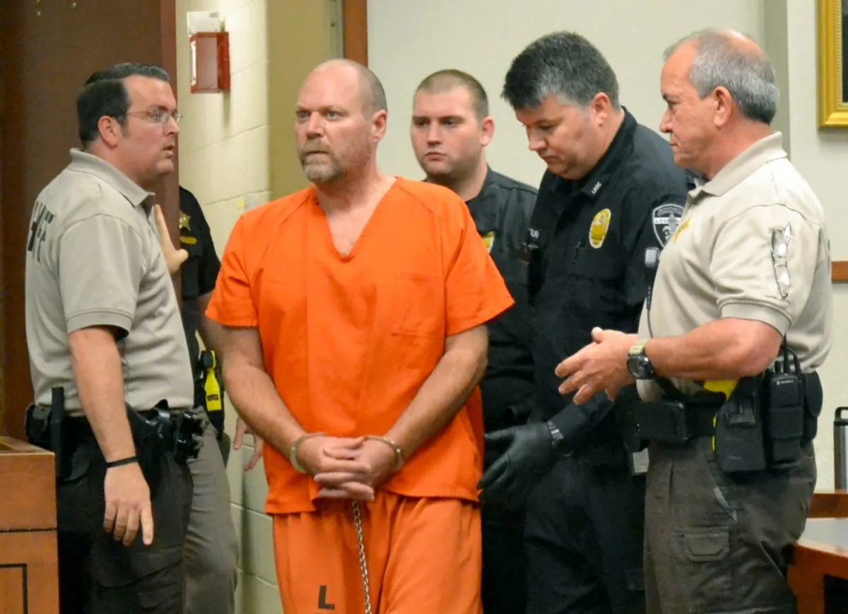 Gregory Bush is led into a courtroom for an arraignment on murder charges in Louisville, Ky., on Nov. 2, 2018. (Dylan Lovan/AP)