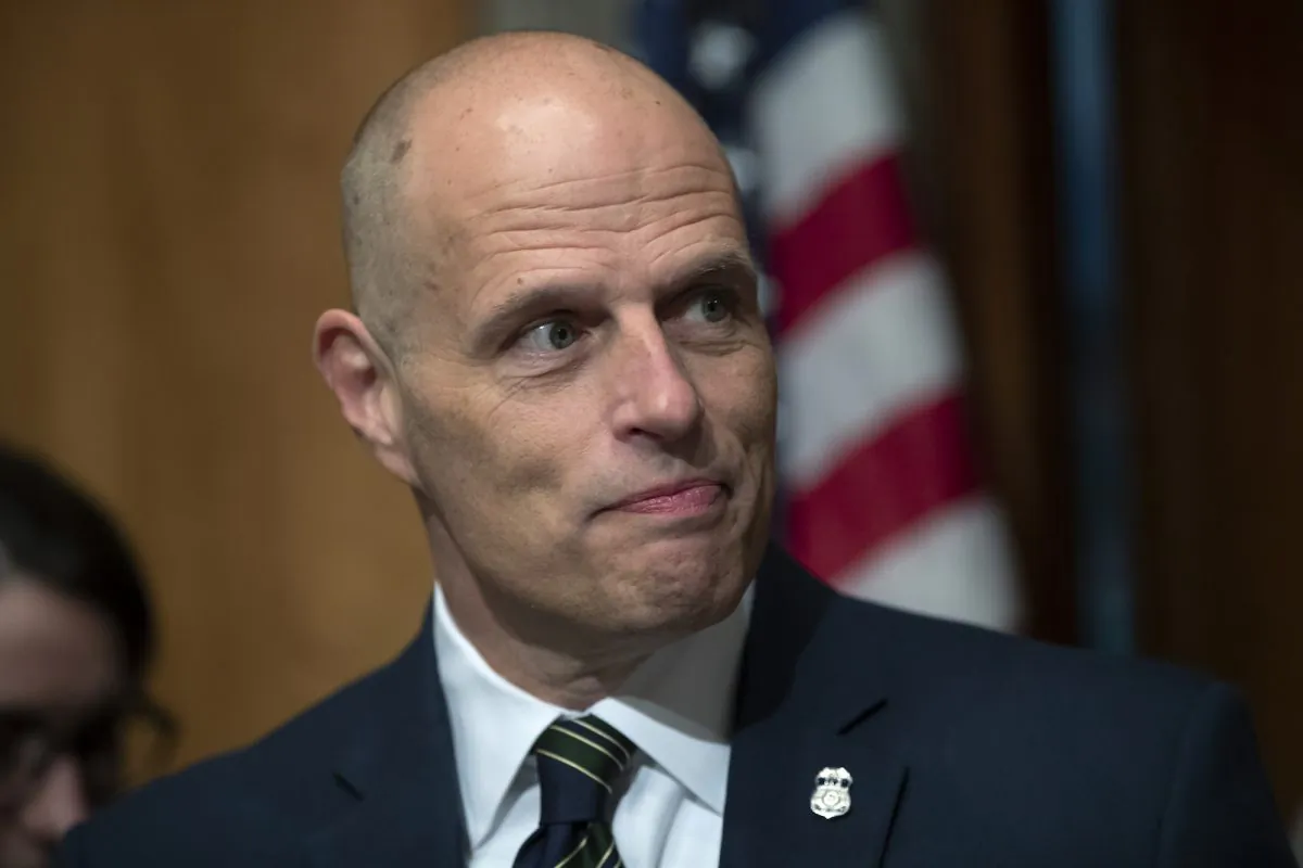 Ronald Vitiello, the nominee to become assistant secretary of Homeland Security for Immigration and Customs Enforcement (ICE), appears for his confirmation hearing before the Senate Homeland Security and Governmental Affairs Committee Committee, on Capitol Hill in Washington, on Nov. 15, 2018. (AP Photo/J. Scott Applewhite)