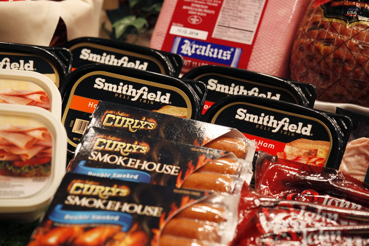 Some of the products of Smithfield Foods