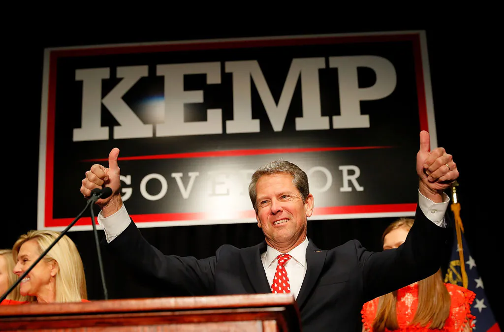 Brian Kemp attends the Election Night event at the Classic Center in Athens, Georgia, on Nov. 6, 2018. (Kevin C. Cox/Getty Images)