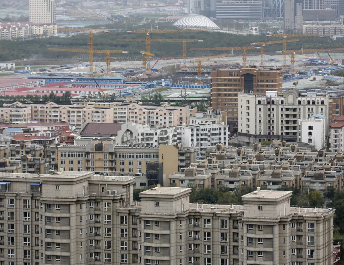 Residential buildings and construction sites are seen in Tianjin, China on Oct. 18, 2015. (Kim Kyung-Hoon/Reuters)