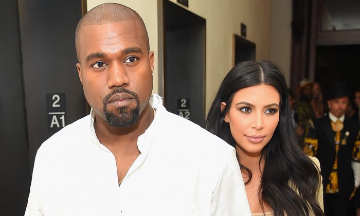 Kanye West and Kim Kardashian in a file photo. (Michael Loccisano/Getty Images for EDITION)