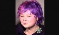 Female Antifa Member Spit on, Punched Demonstrators Before Arrest, Video Shows
