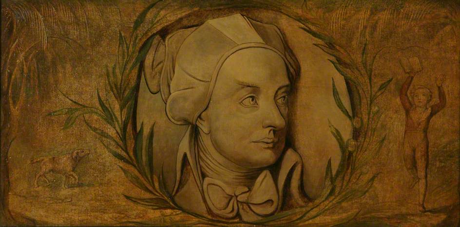 William Blake illustration of William Cowper