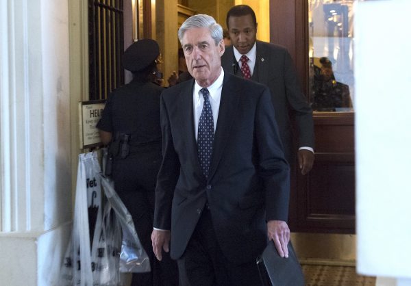 Special counsel Robert Mueller leaves capitol hill