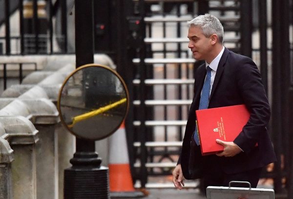 Britain's Secretary of State for Exiting the European Union Stephen Barclay arrives in Downing Street