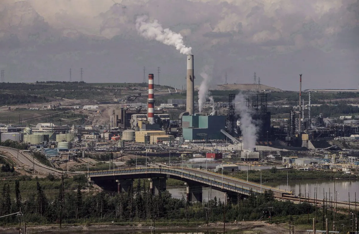 Suncor's base plant in Fort McMurray, Alta. in a file photo. Canada's oilsands industry has been suffering due to negative perceptions from marketing campaigns funded by certain U.S. progressive foundations. (The Canadian Press/Jason Franson)