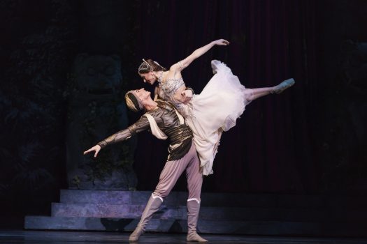 La Bayadère, Vadim Muntagirov as Solor and Marianela Nuñez as Nikiya.