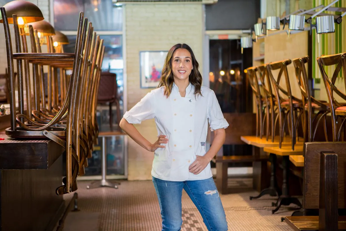 Leah Cohen inside her restaurant Pig and Khao. (Georgina Richardson)