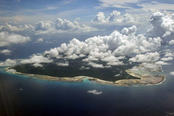 Cloud over North Sentinel Island