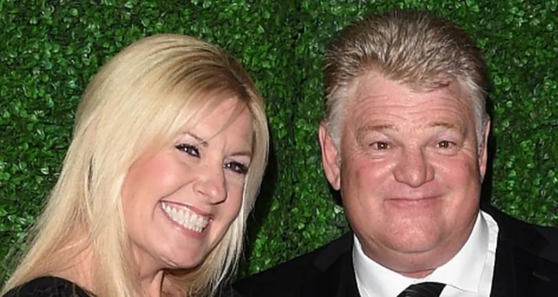 TV personalities Laura Dotson and Dan Dotson attend the 20th annual Critics' Choice Movie Awards at the Hollywood Palladium in Los Angeles, Calif., on Jan. 15, 2015. (Jason Merritt/Getty Images)