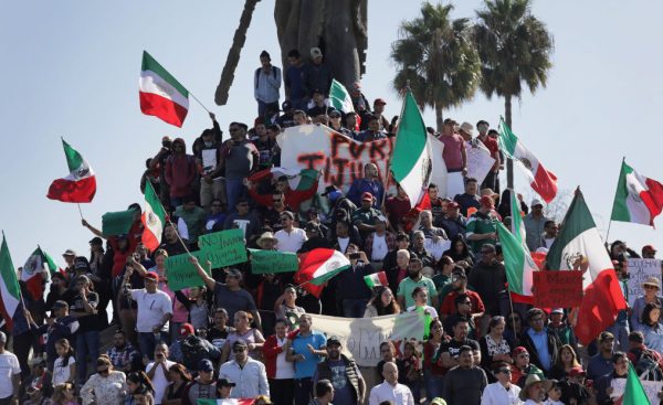 Anti-Immigrant Activists Rally At US-Mexico Border