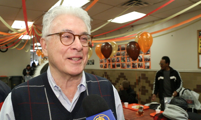 George Garfunkel celebrated his 80th birthday by volunteering with his friends at the Food Bank for New York City