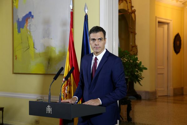 Spain's Prime Minister Pedro Sanchez