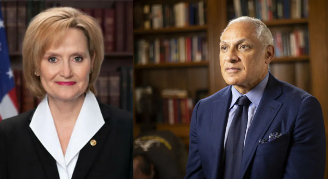 Cindy Hyde-Smith (R) and Mike Espy. (hydesmith.senate.gov (R) espyforsenate.com)
