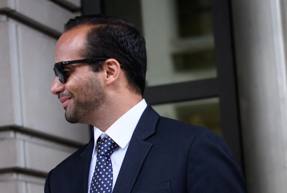 George Papadopoulos leaves the U.S. District Courts after his sentencing in Washington on Sept. 7, 2018. (Mandel Ngan/AFP/Getty Images)