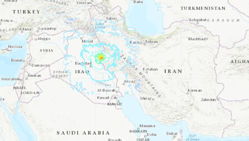 quake in iran iraq today photo 2018