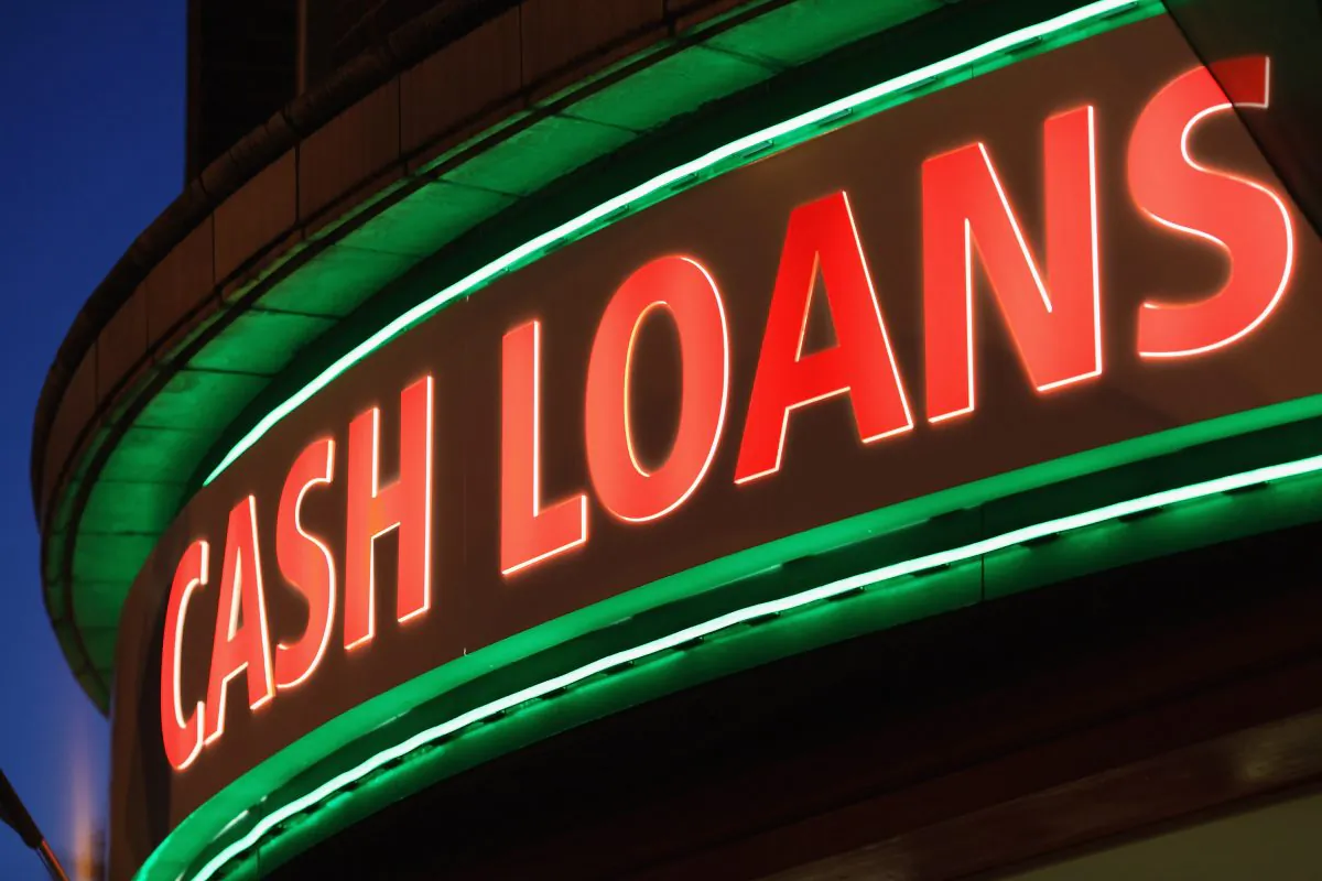 A sign outside a 'Speedy Cash' cash loans shop in London, England, on Nov. 1, 2012. (Dan Kitwood/Getty Images)
