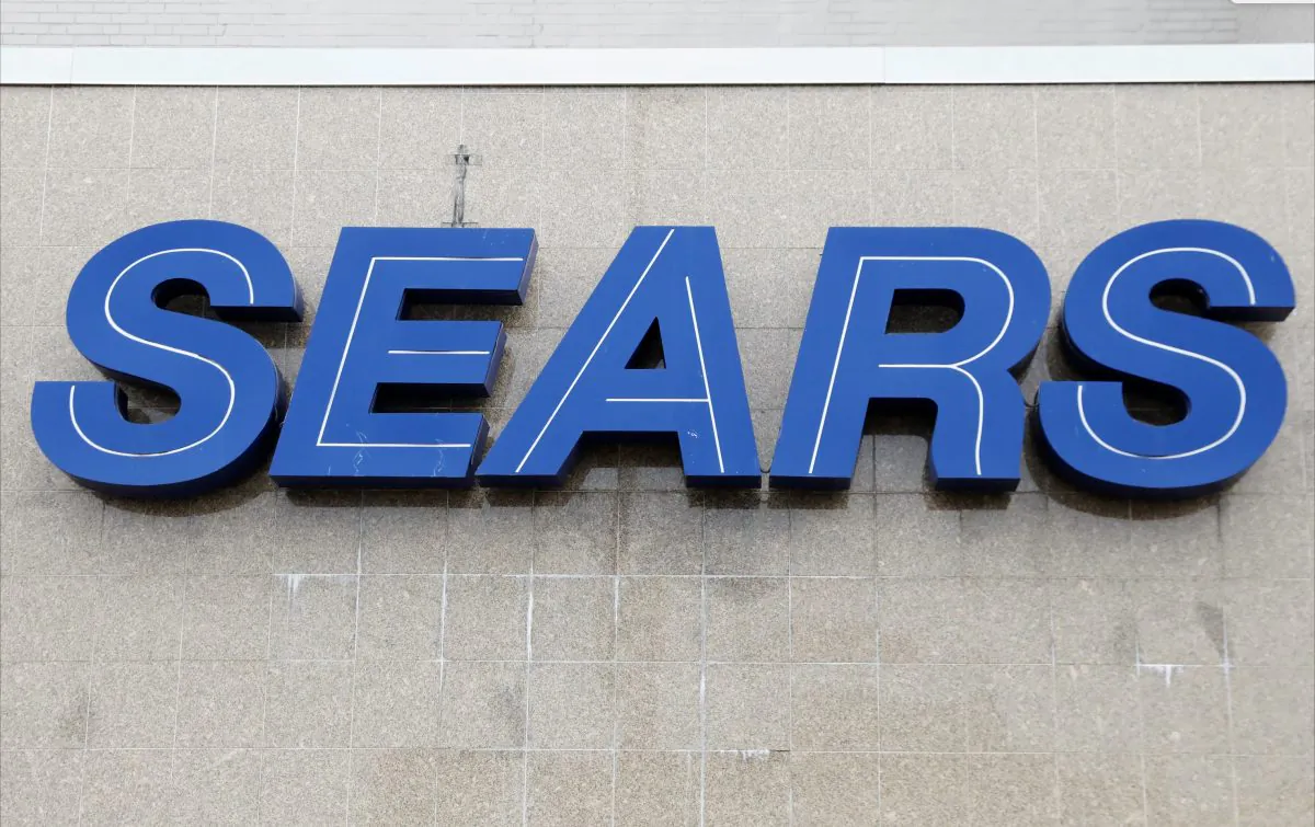 The Sears logo is seen outside a store in Brooklyn, New York, U.S., October 10, 2018.
(Shannon Stapleton/Reuters)