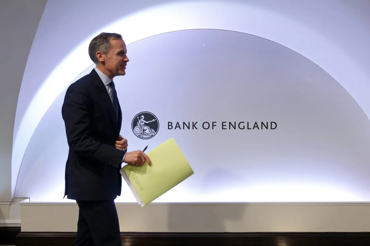 Governor of the Bank of England Mark Carney at the Bank of England in London on Nov. 28, 2018. (Daniel Leal-Olivas - WPA Pool/Getty Images)