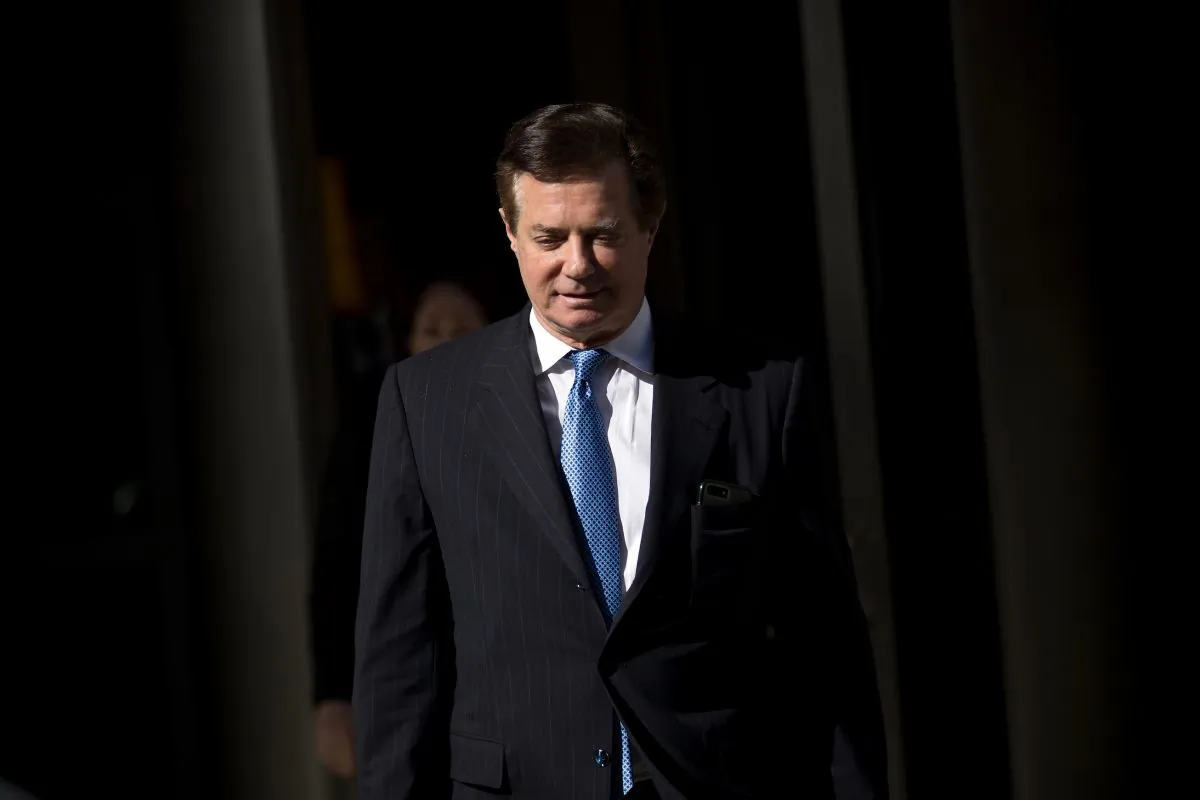 Former Trump campaign Chairman Paul Manafort leaves federal court in Washington, DC, on Feb. 28, 2018. (Drew Angerer/Getty Images)