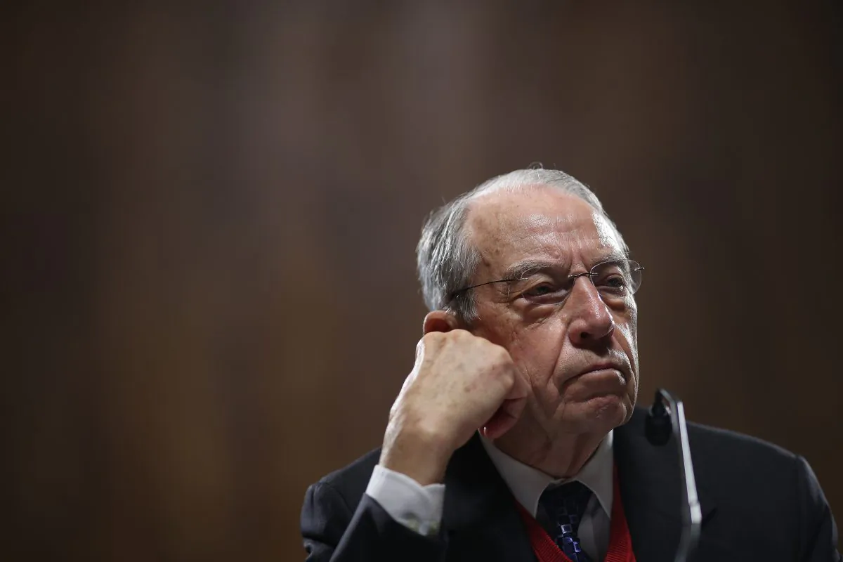 Senate Judiciary Committee Chairman Sen. Chuck Grassley (R-IA) attends a committee hearing on Capitol Hill November 15, 2018 in Washington, DC. (Win McNamee/Getty Images)