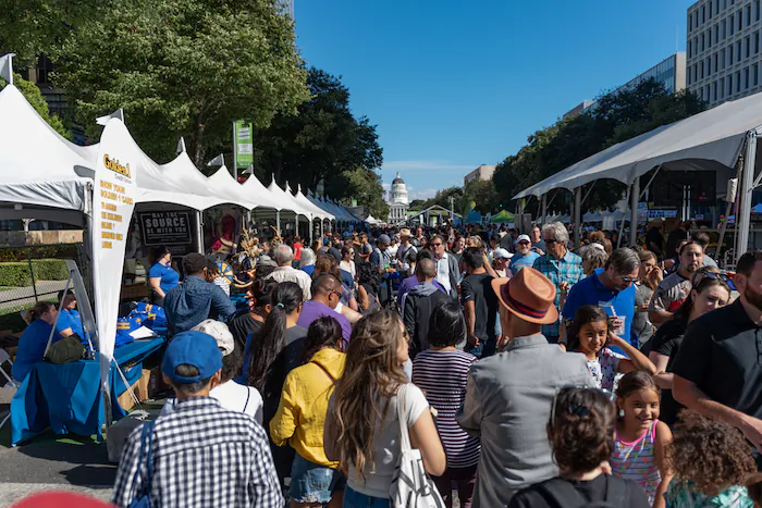 The Farm-to-Fork Festival attracted 80,000 people this year. (Dropbox)