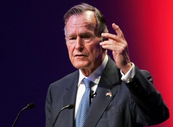 Former President George H.W. Bush speaks