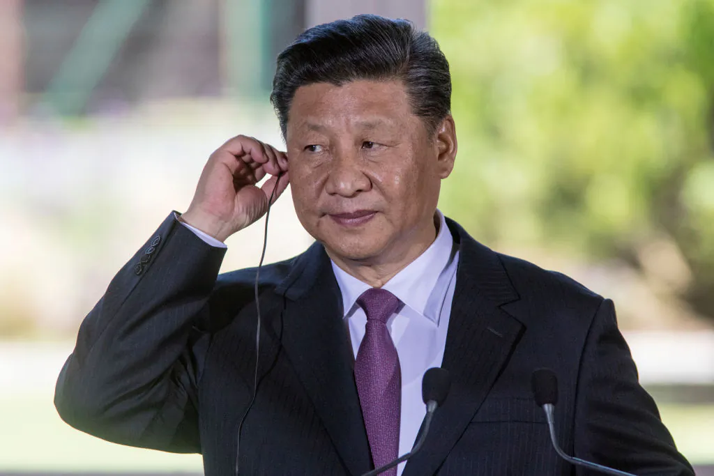 Chinese President Xi Jinping talks with the press after the G20 Leaders Summit in Buenos Aires, Argentina, on Dec. 2, 2018. (Ricardo Ceppi/Getty Images)
