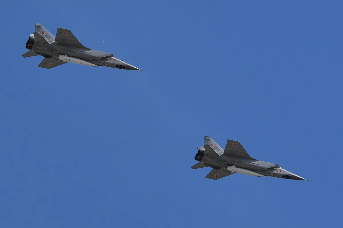 Russia's MiG-31 supersonic interceptor jets in a file photo. (Yuri Kadobnov/AFP/Getty Images﻿)