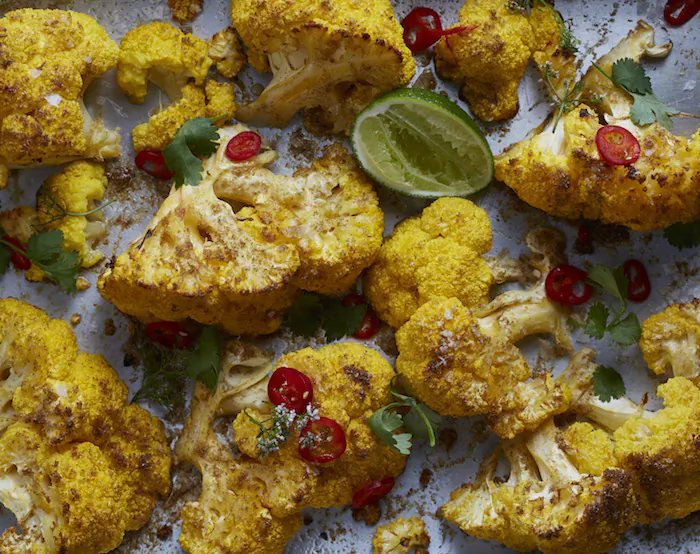 Coconut roasted cauliflower. (Seamus Mullen)