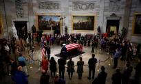 Americans Pay Respects to Late President Bush at US Capitol