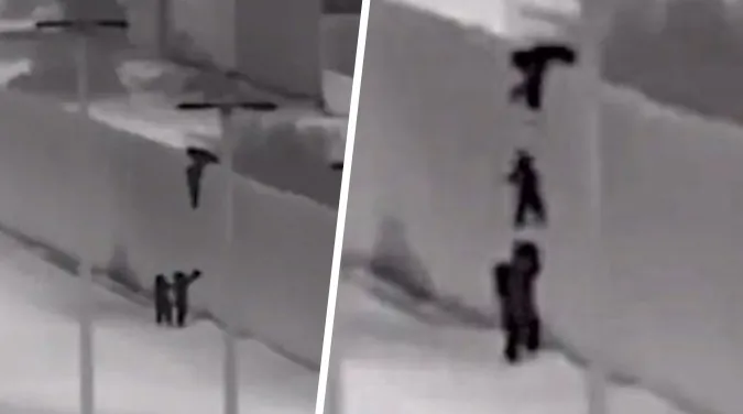 Suspected Human Smuggler Seen Dropping Small Children From 18-Foot Wall at US-Mexico Border