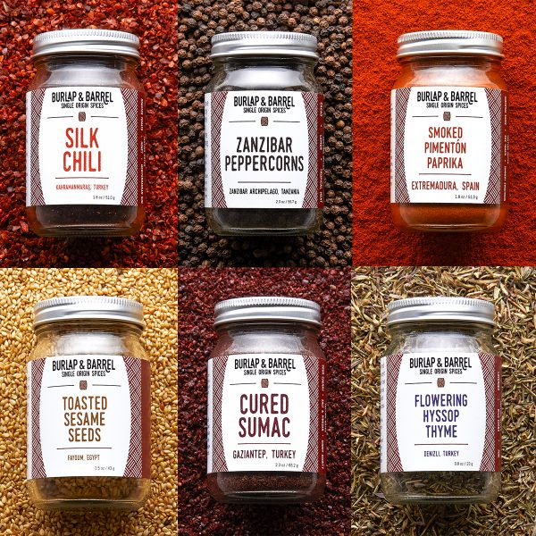 Burlap & Barrel spices Fundamentals Collection