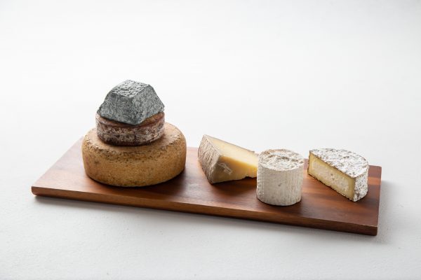 Cheese tower and assorted wheels