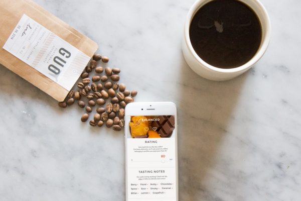 Driftaway coffee beans and review app