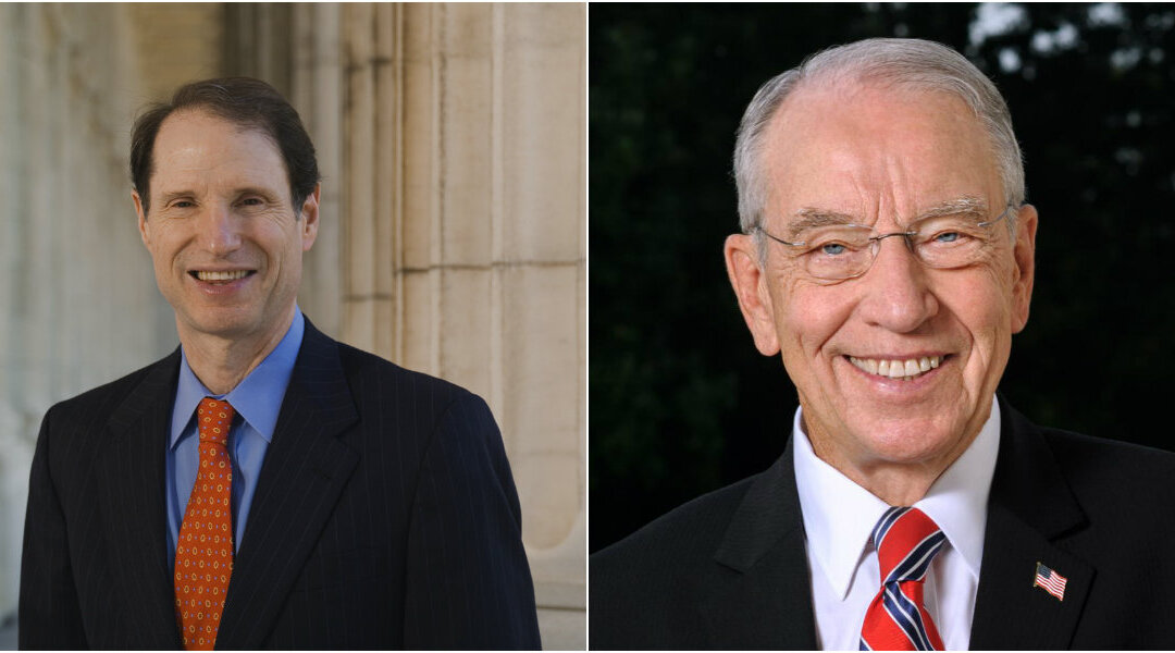 Ron Wyden (D-Ore.) and Chuck Grassley (R-Iowa) proposed legislation Dec. 4, 2018, to prevent drug makers from saving on rebates by misclassifying their drugs in the Medicaid Drug Rebate Program. (www.wyden.senate.gov (L) www.grassley.senate.gov)