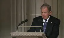 Former President George W. Bush Breaks Down Remembering His Dad During State Funeral