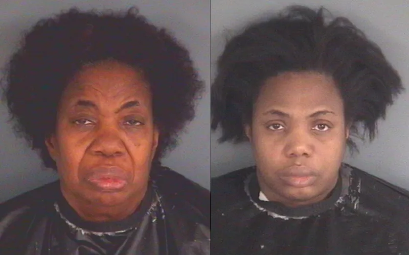 Wanda Stevenson Cummings (L), 62 and Waniecia Riccora Cummings (R), 34, arrested on Nov. 29, 2018. (Clay County Sheriff)