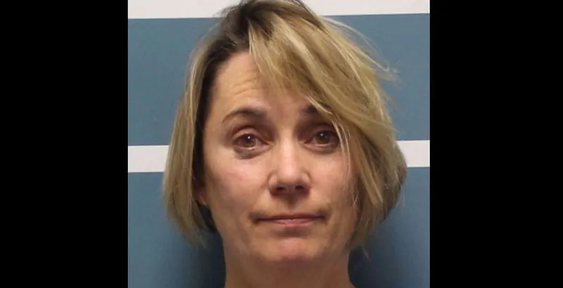 Margaret Gieszinger, 52, was arrested after police got word of a teacher endangering students with scissors at University Preparatory High School in Visalia, California, according to the Visalia Times-Dispatch in a Dec. 5 report. (Tulare County Sheriff's Office)