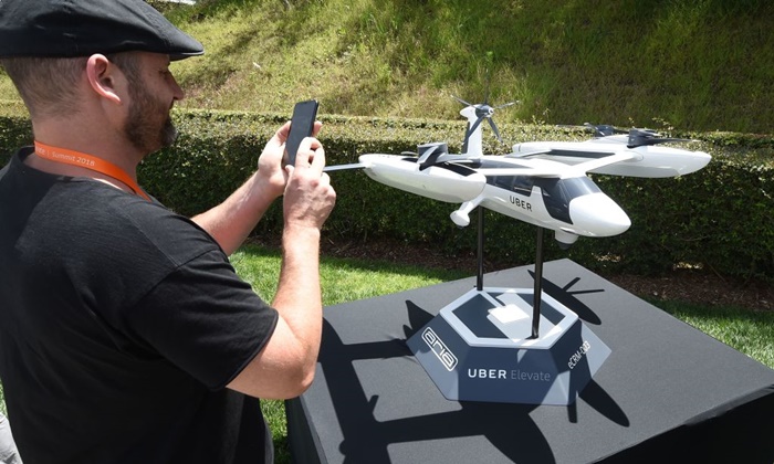 Uber's flying taxi concept