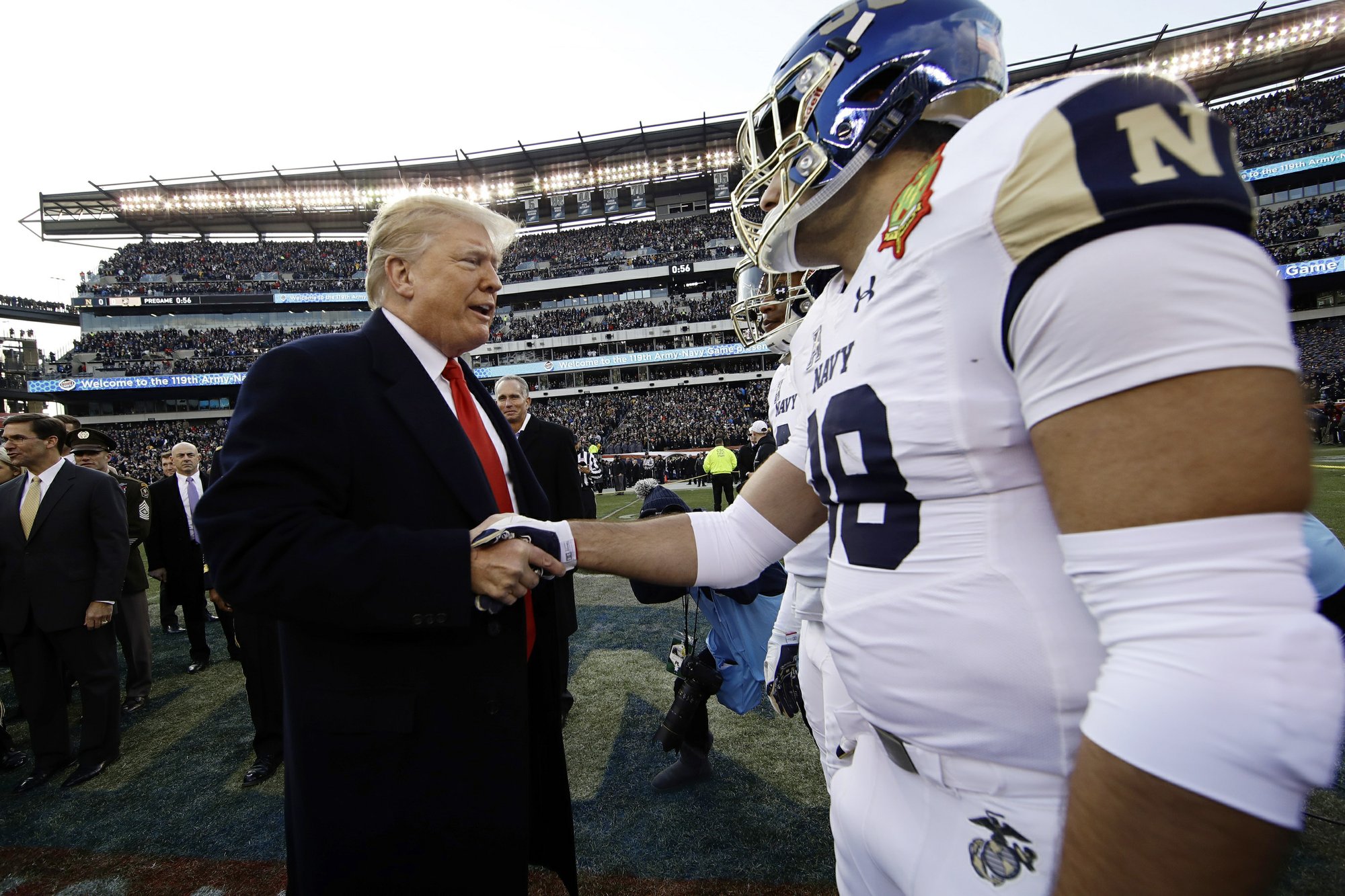 don trump meets army dude