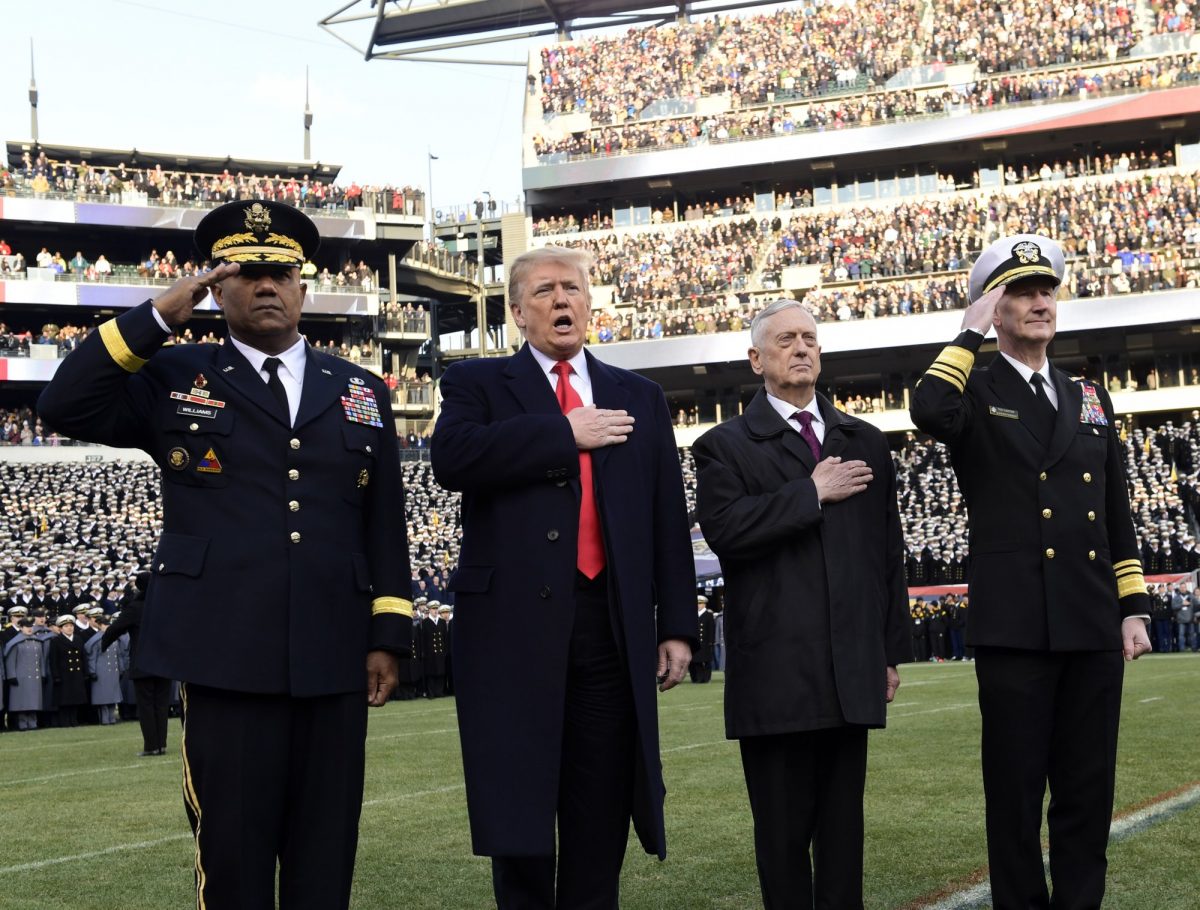 ap photo of trump singing a lot