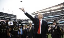 Video: Trump Handles Coin Toss at Army-Navy Game, Crowd Erupts Into Cheers