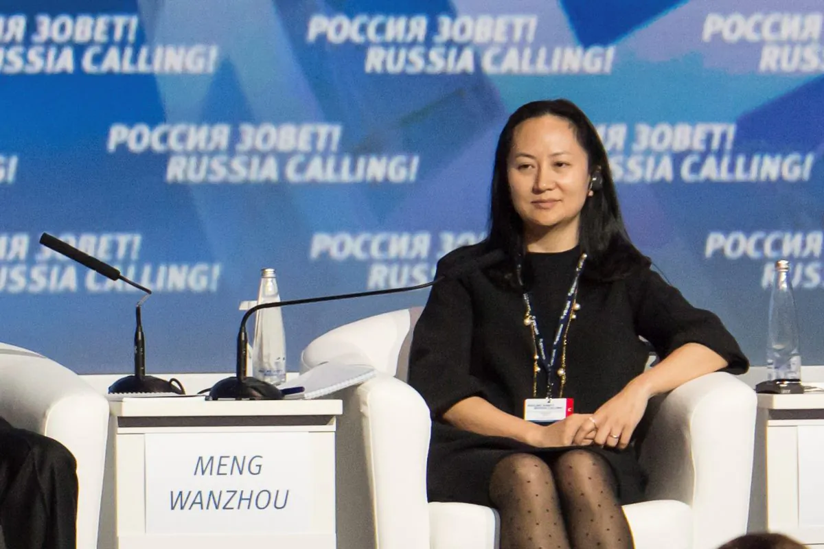 Meng Wanzhou, Executive Board Director of the Chinese technology giant Huawei, attends a session of the VTB Capital Investment Forum "Russia Calling!" in Moscow, Russia, on Oct. 2, 2014. (Alexander Bibik/Reuters)