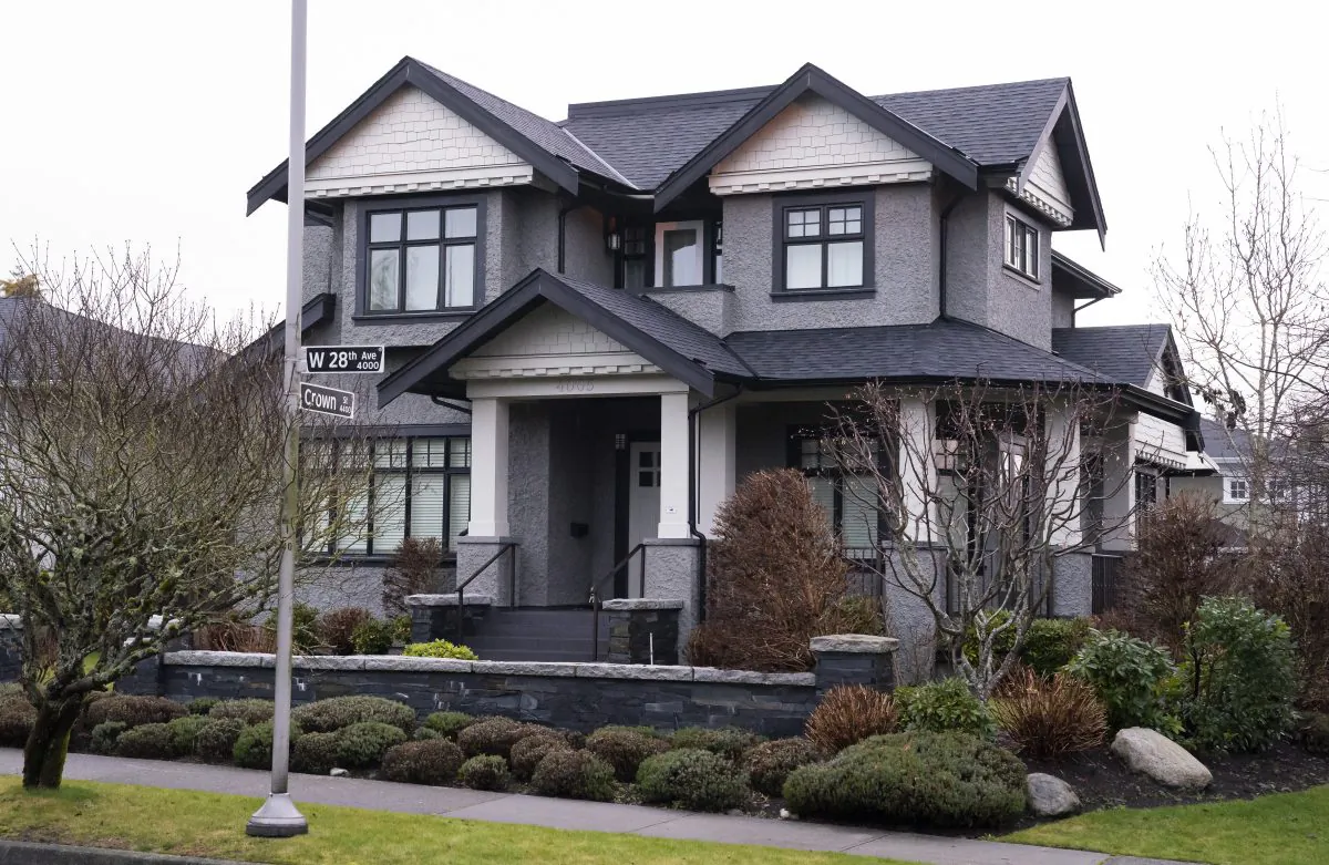 A home reported to be owned by Huawei Technologies CFO Meng Wanzhou is seen in Vancouver, Canada, on December 10, 2018. (Photo by Rich Lam/Getty Images)